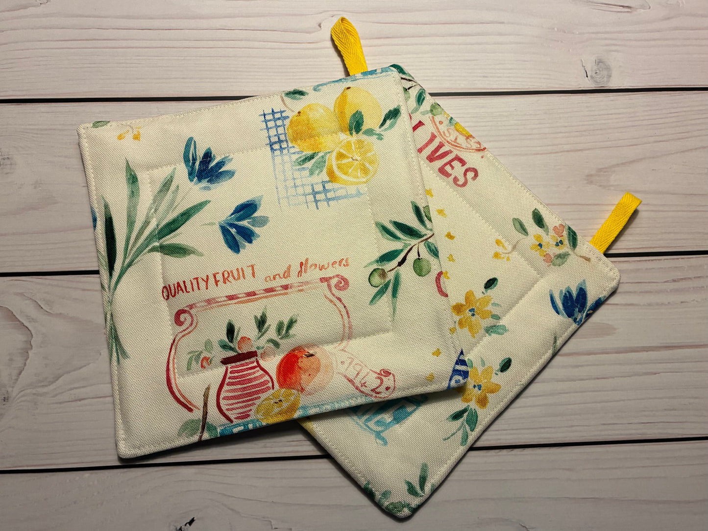 Topflappen gequiltet