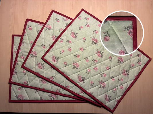 Tischsets gequiltet (4er-Set)