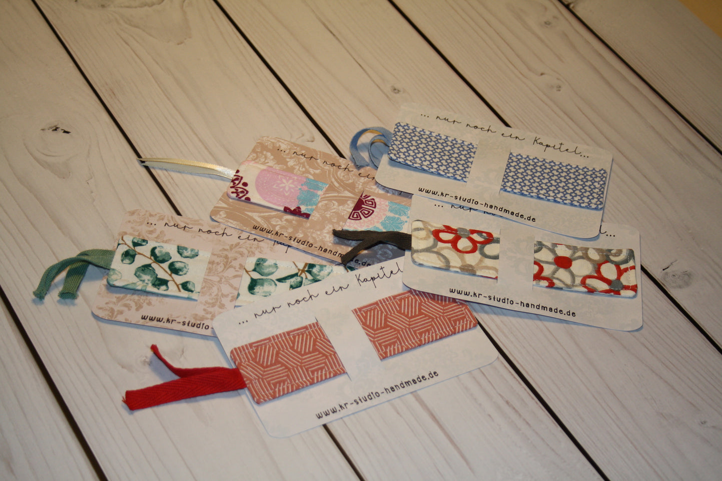 Stoff Lesezeichen in verschiedenen Designs
